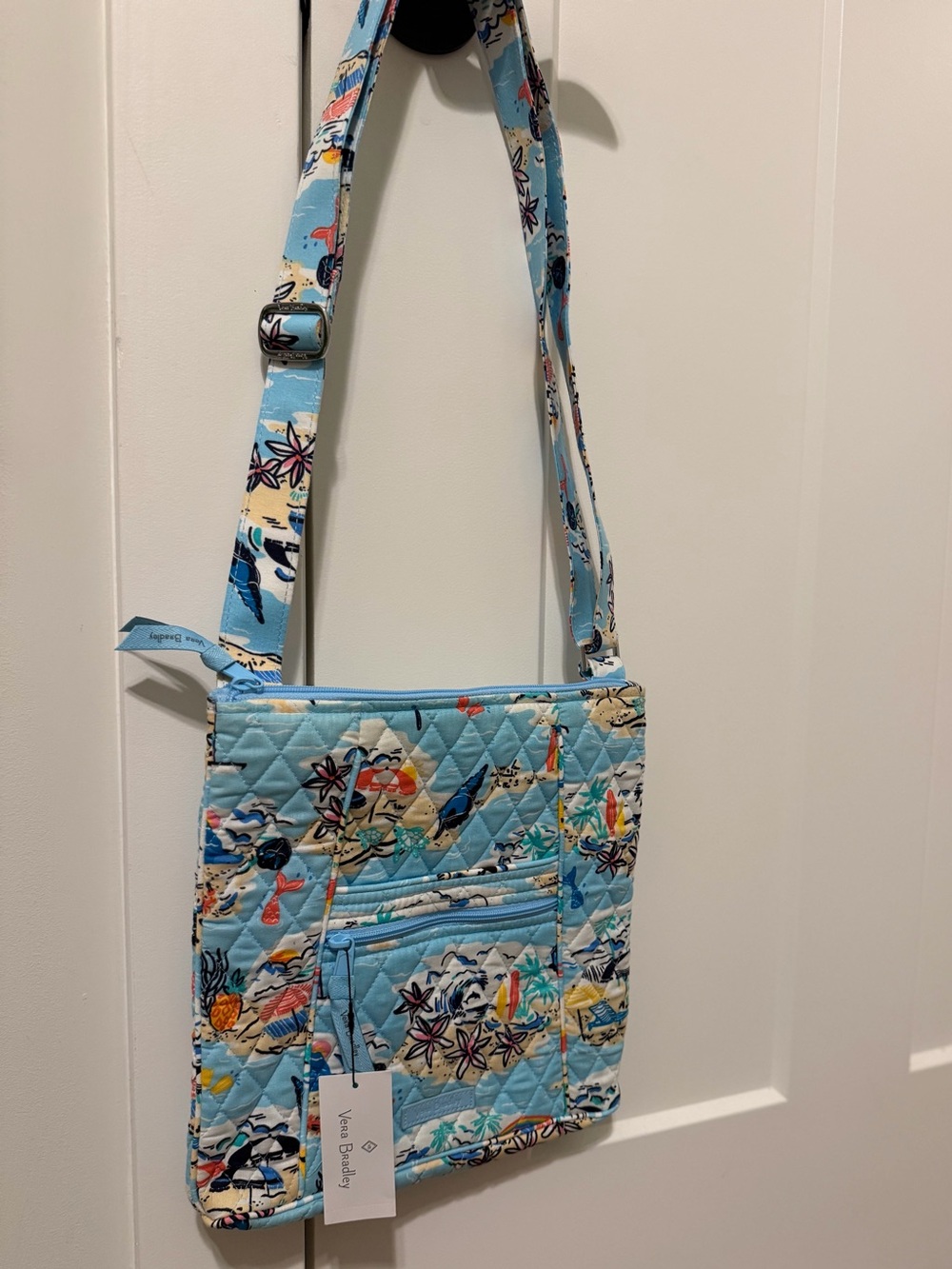 NWT Vera Bradley Hipster Beach Treasures Crossbody Bag
